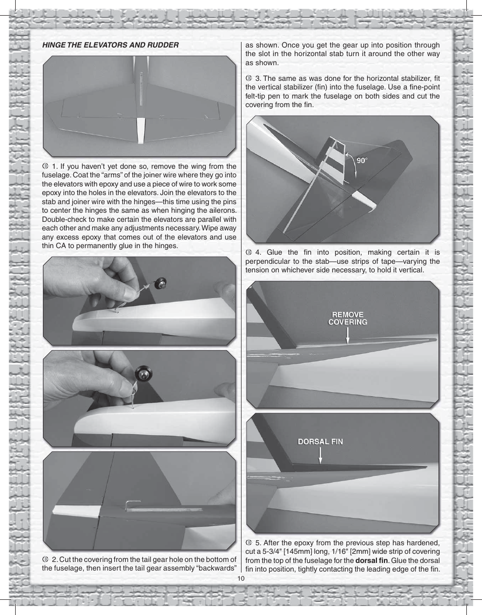 Great Planes Goldberg Super Chipmunk EP ARF - GPMA1928 User Manual | Page 10 / 20