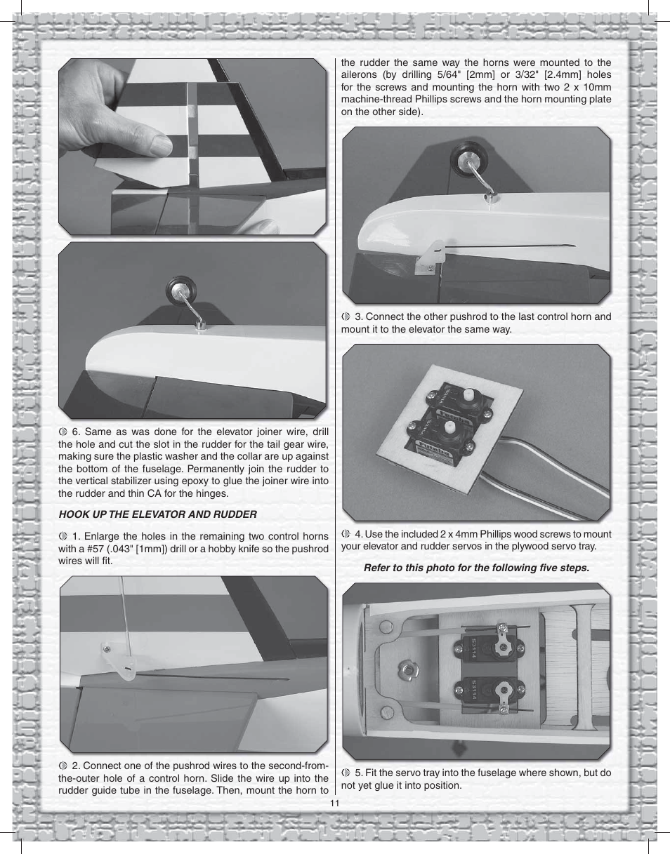 Great Planes Goldberg Super Chipmunk EP ARF - GPMA1928 User Manual | Page 11 / 20