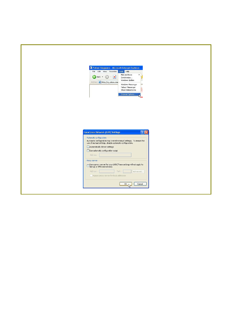 Manual access with internet explorer | Compex Systems WPE53G User Manual | Page 29 / 184
