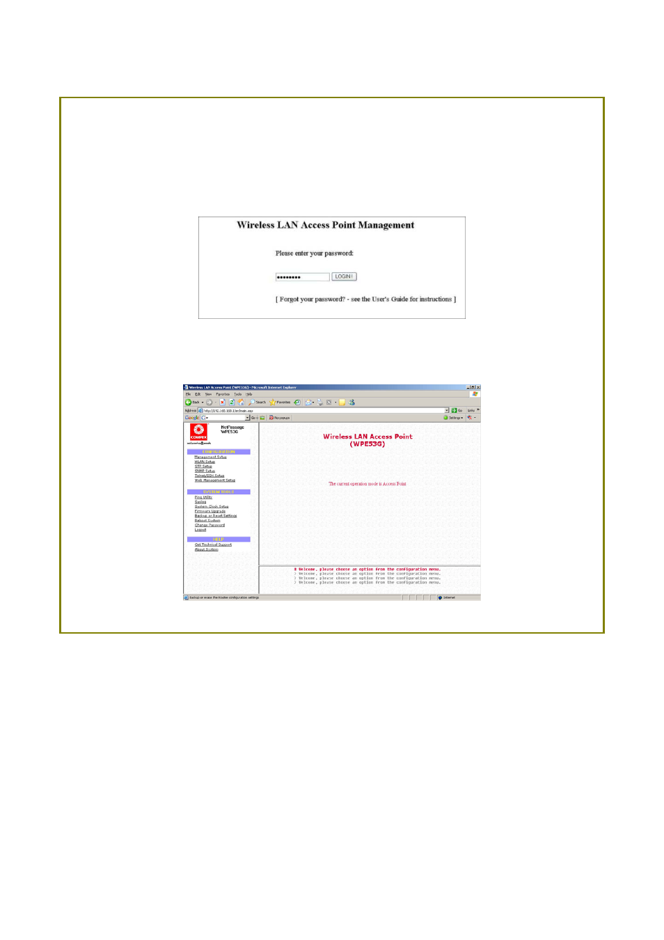 Compex Systems WPE53G User Manual | Page 30 / 184