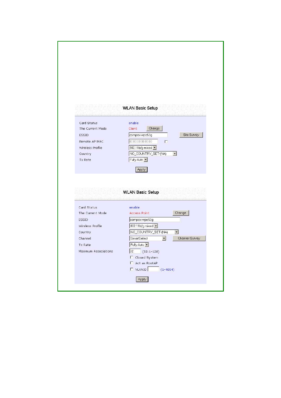Compex Systems WPE53G User Manual | Page 47 / 184