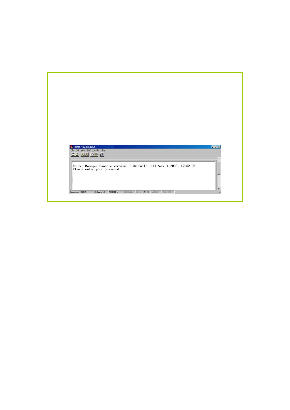 Access the telnet command line interface | Compex Systems WPE53G User Manual | Page 72 / 184