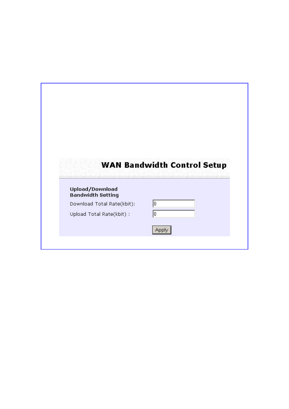 Configure wan bandwidth control | Compex Systems WPE53G User Manual | Page 96 / 184