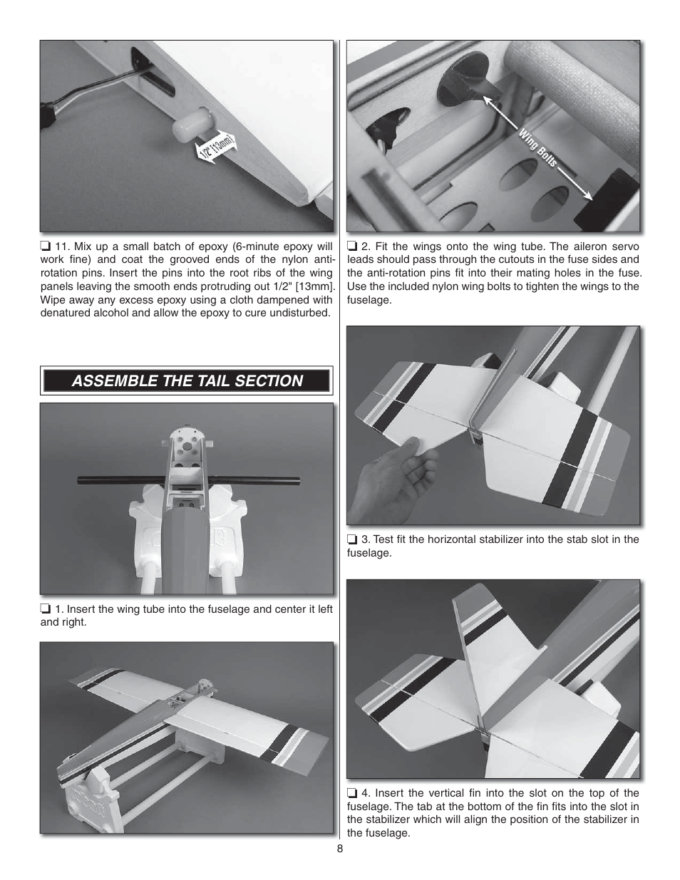 Great Planes Lanier RC Stinger II - GPMA1010 User Manual | Page 8 / 24