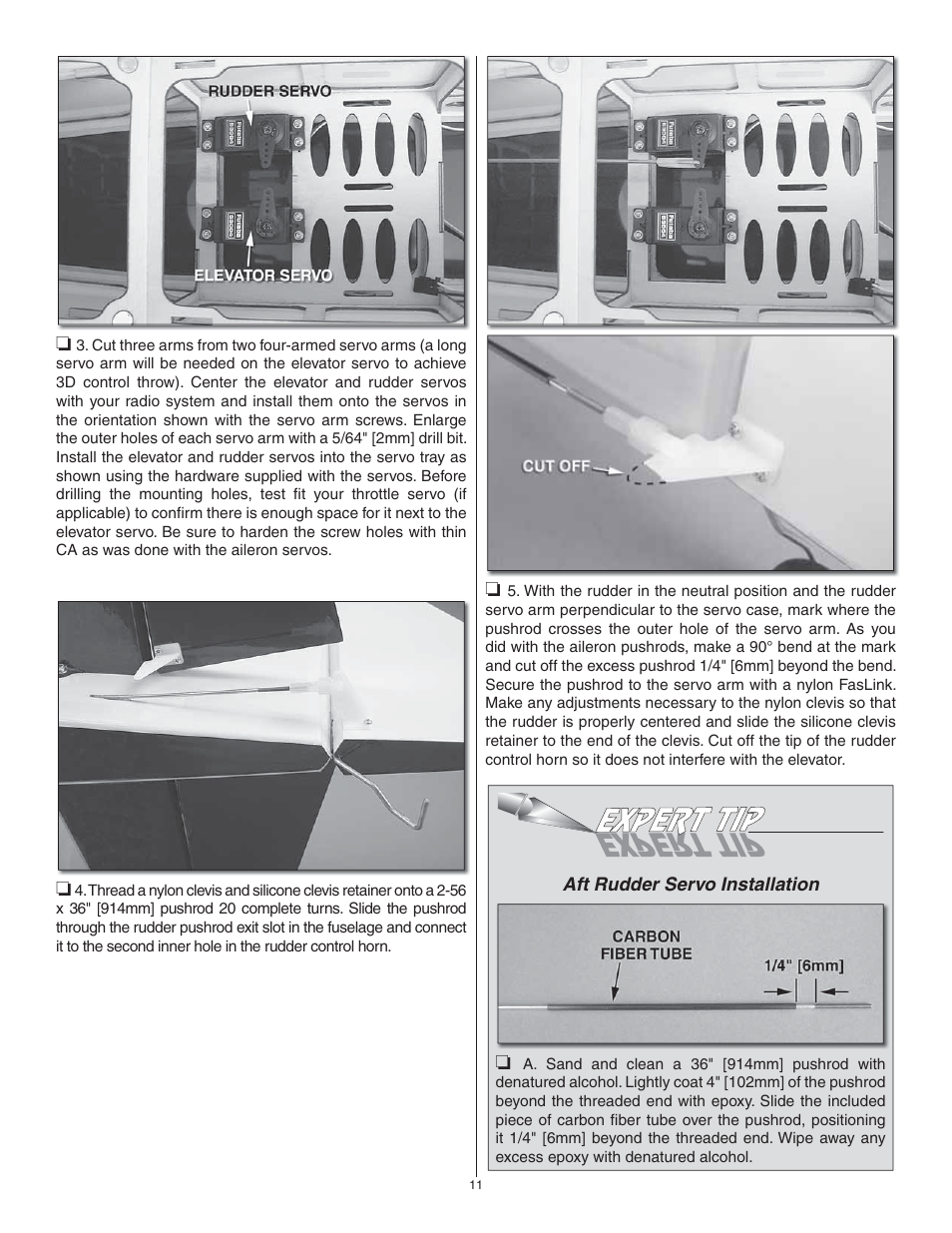 Great Planes Matt Chapman Eagle 580 46/EP ARF - GPMA1281 User Manual | Page 11 / 32