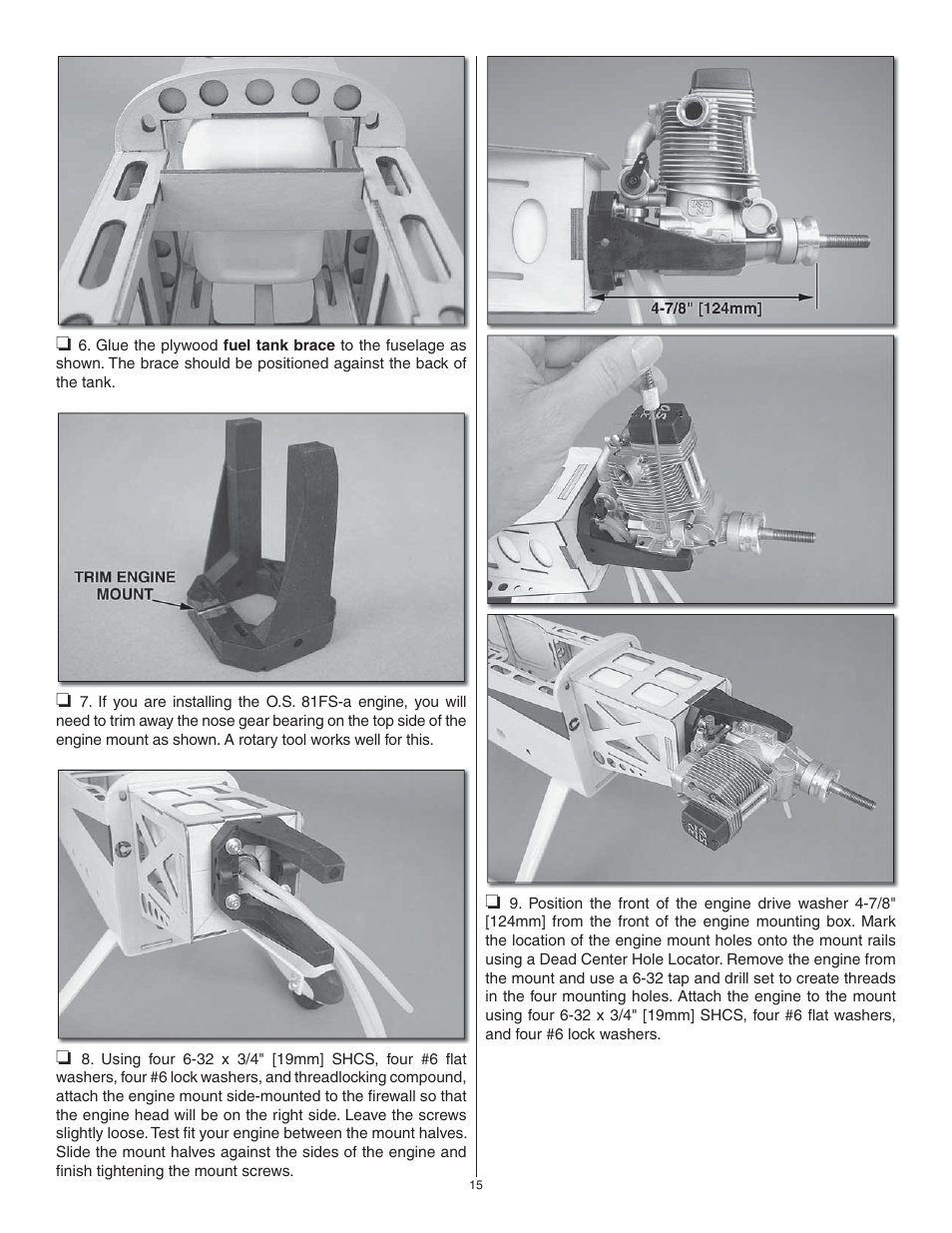 Great Planes Matt Chapman Eagle 580 46/EP ARF - GPMA1281 User Manual | Page 15 / 32