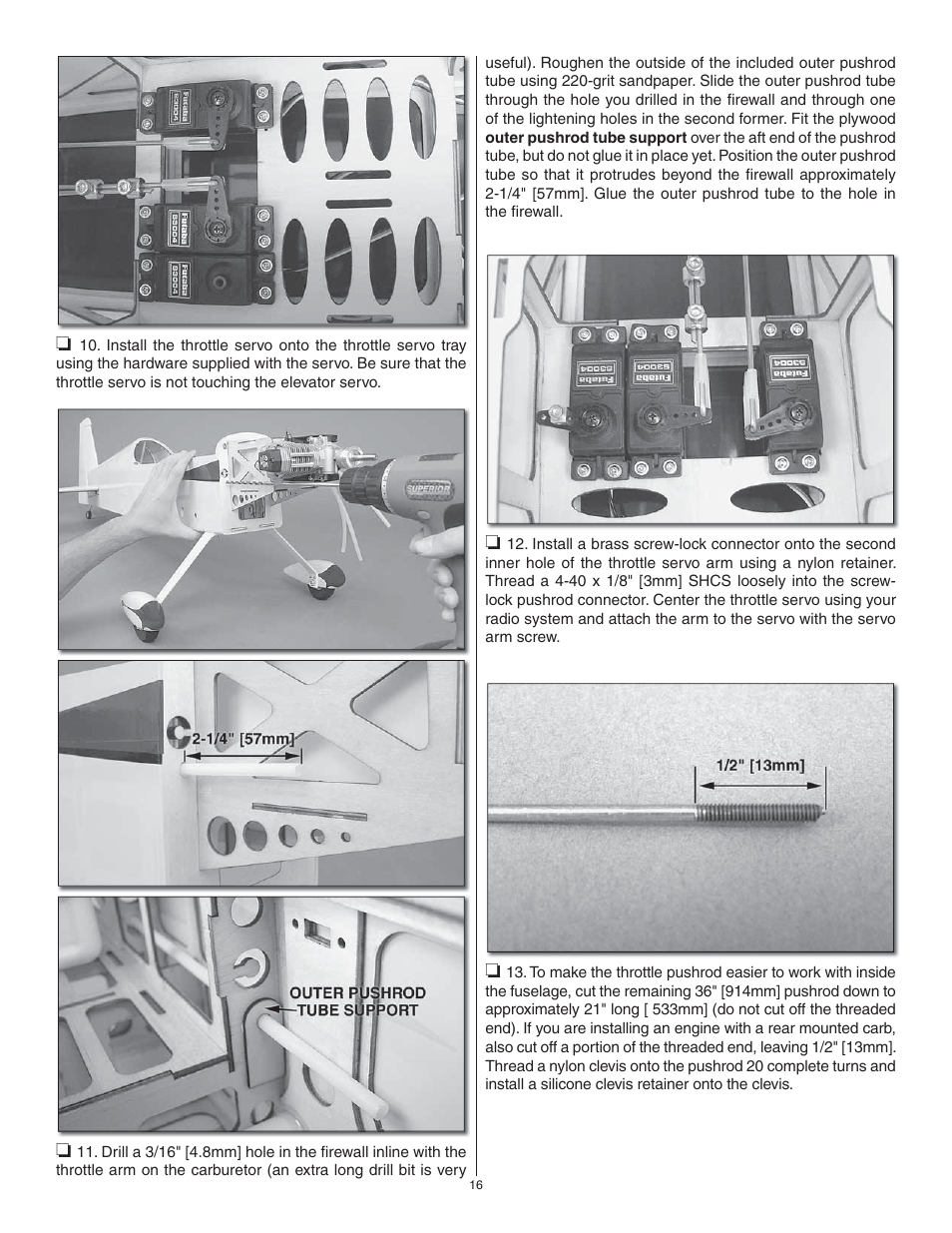 Great Planes Matt Chapman Eagle 580 46/EP ARF - GPMA1281 User Manual | Page 16 / 32