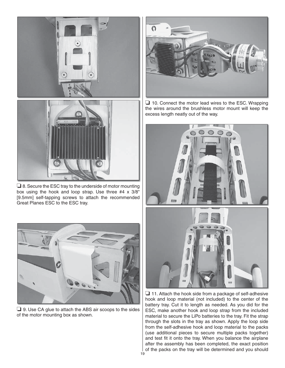 Great Planes Matt Chapman Eagle 580 46/EP ARF - GPMA1281 User Manual | Page 19 / 32