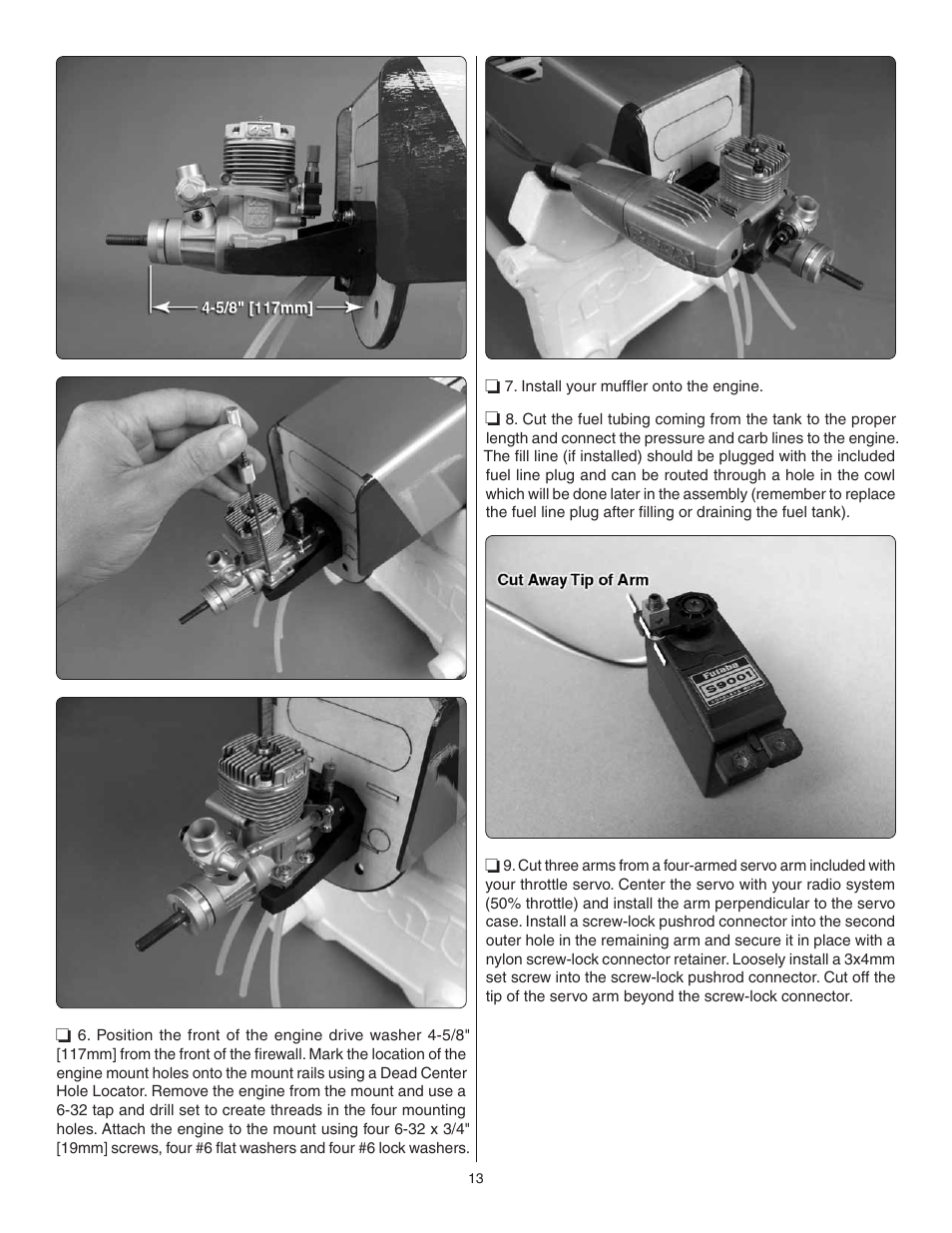 Great Planes P-51 Mustang GP/EP ARF - GPMA1205 User Manual | Page 13 / 24