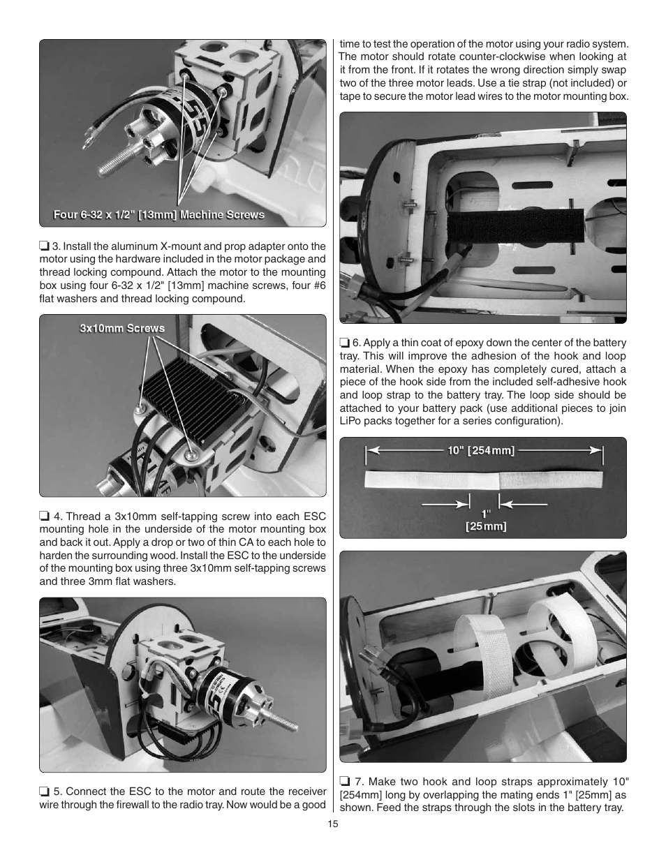 Great Planes P-51 Mustang GP/EP ARF - GPMA1205 User Manual | Page 15 / 24