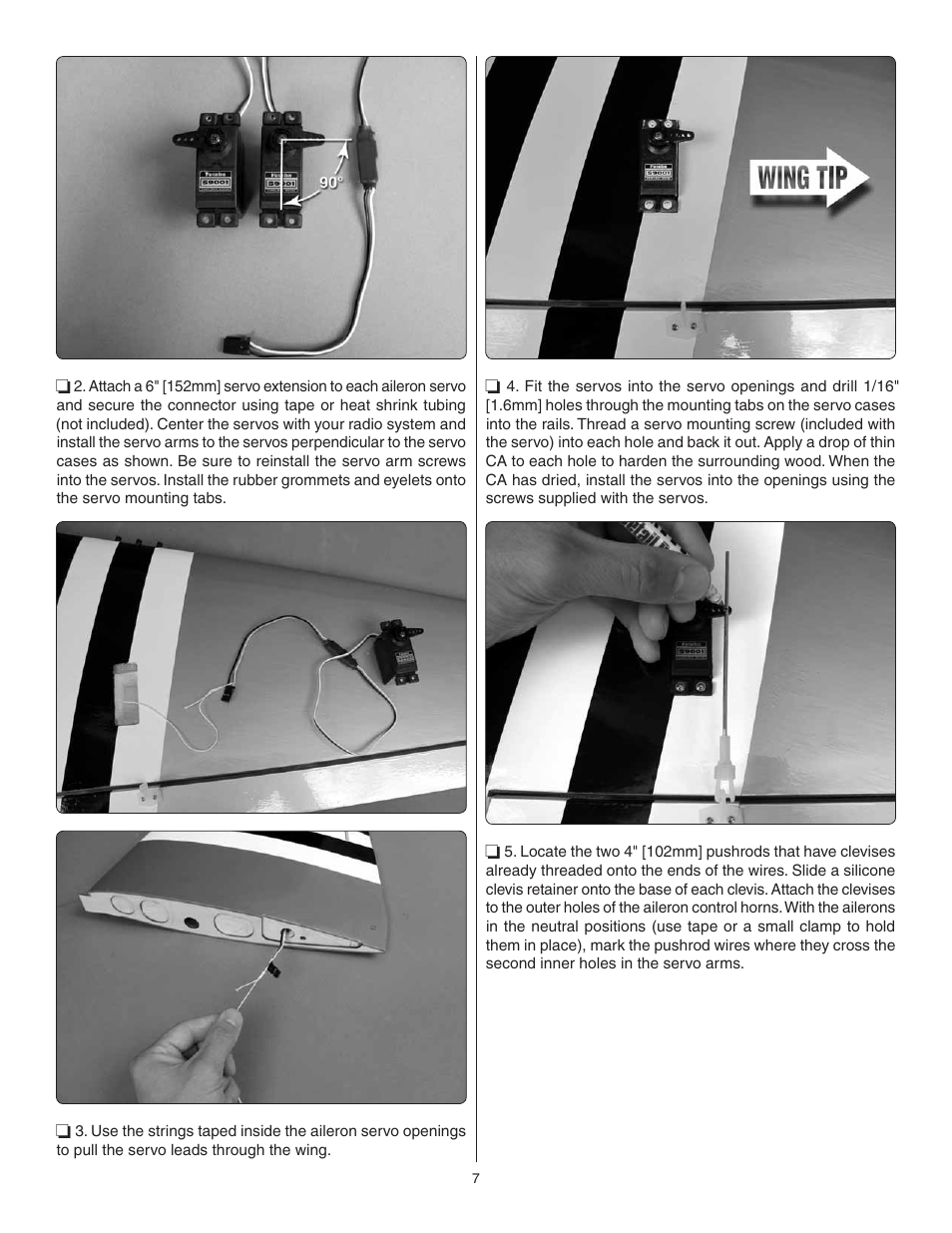 Great Planes P-51 Mustang GP/EP ARF - GPMA1205 User Manual | Page 7 / 24