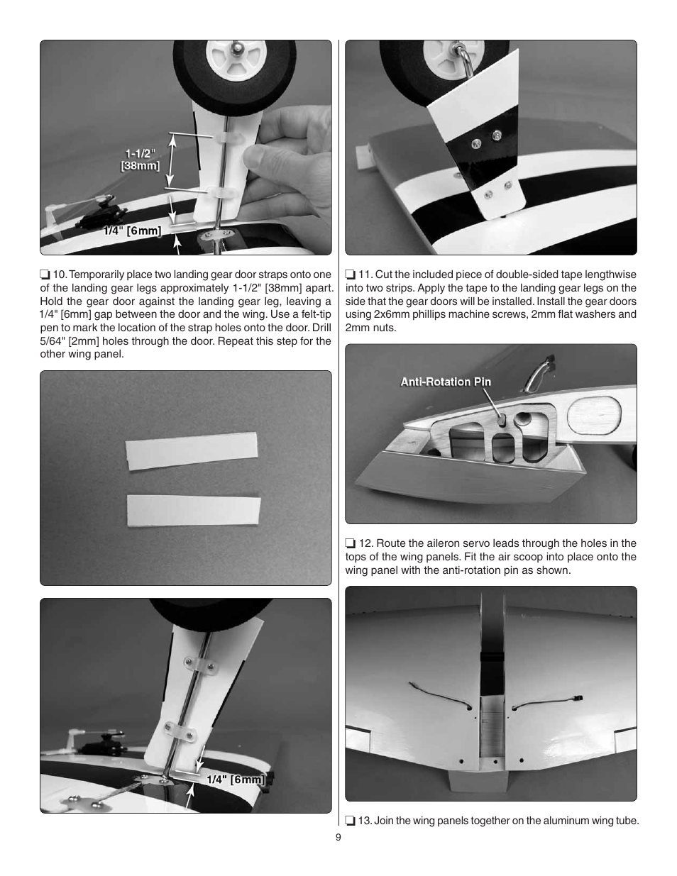 Great Planes P-51 Mustang GP/EP ARF - GPMA1205 User Manual | Page 9 / 24