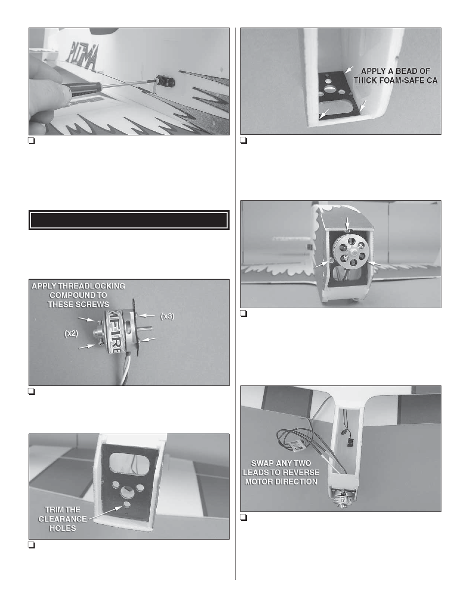 Great Planes Pluma 3D Bipe ARF ARF - GPMA1130 User Manual | Page 12 / 24