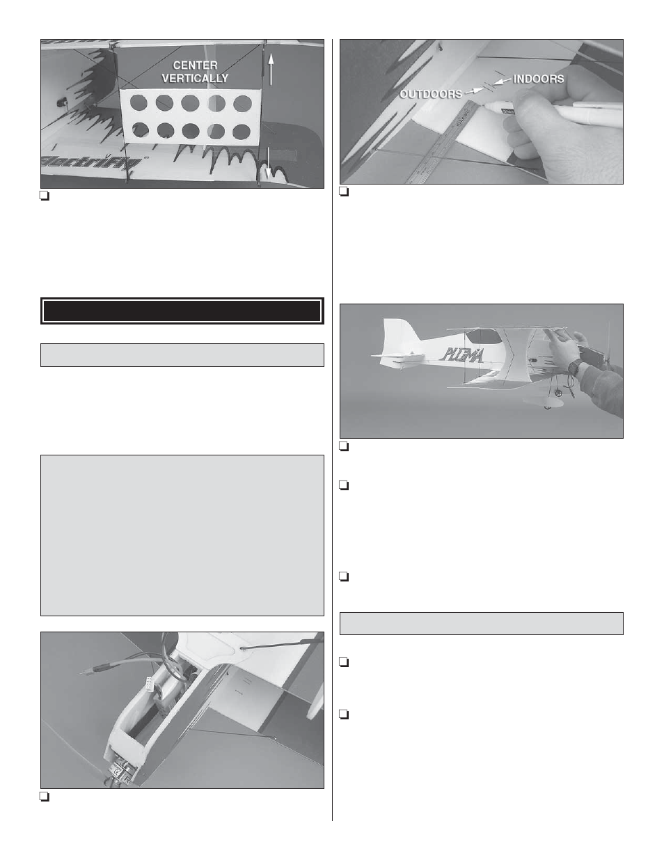 Great Planes Pluma 3D Bipe ARF ARF - GPMA1130 User Manual | Page 17 / 24