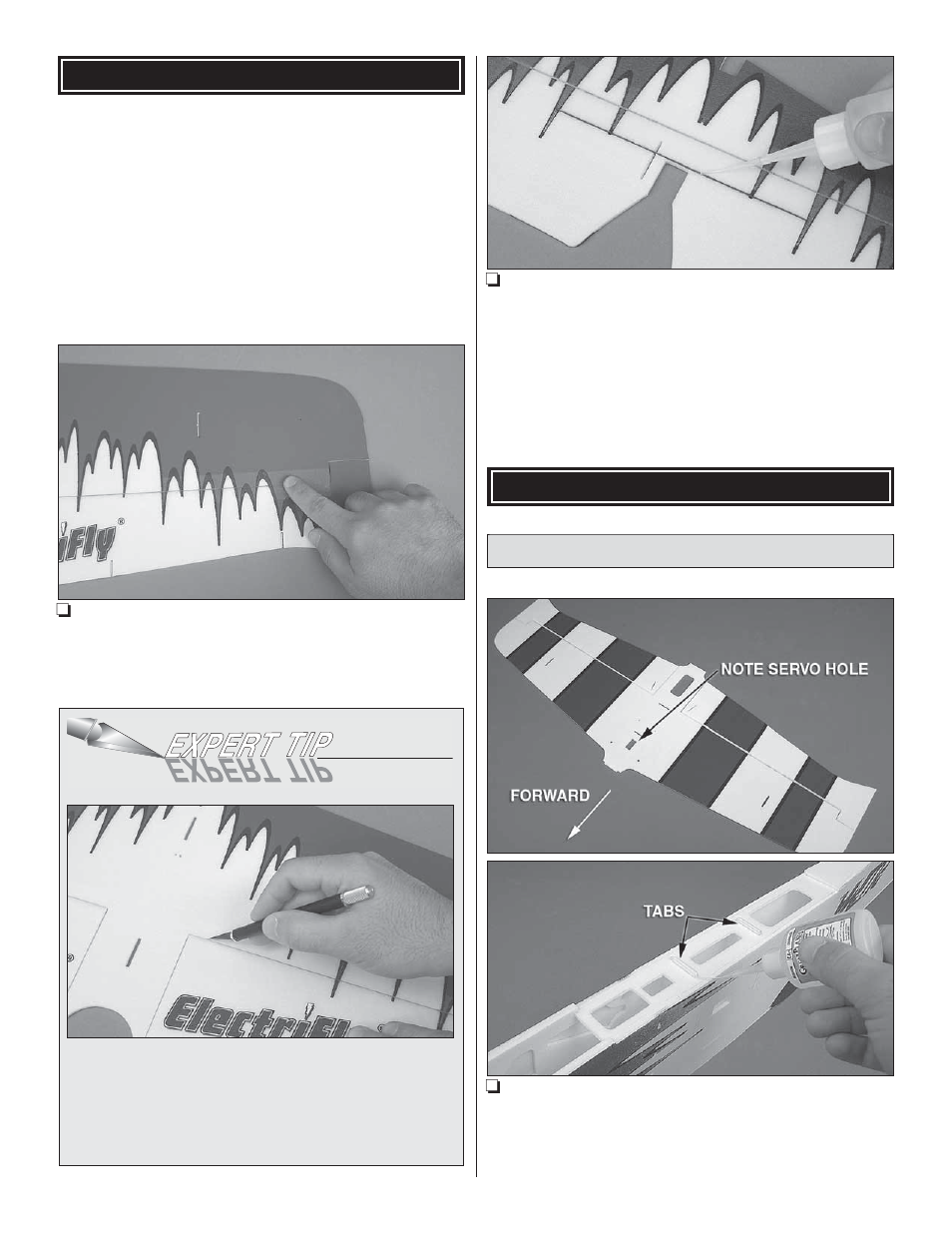 Great Planes Pluma 3D Bipe ARF ARF - GPMA1130 User Manual | Page 6 / 24