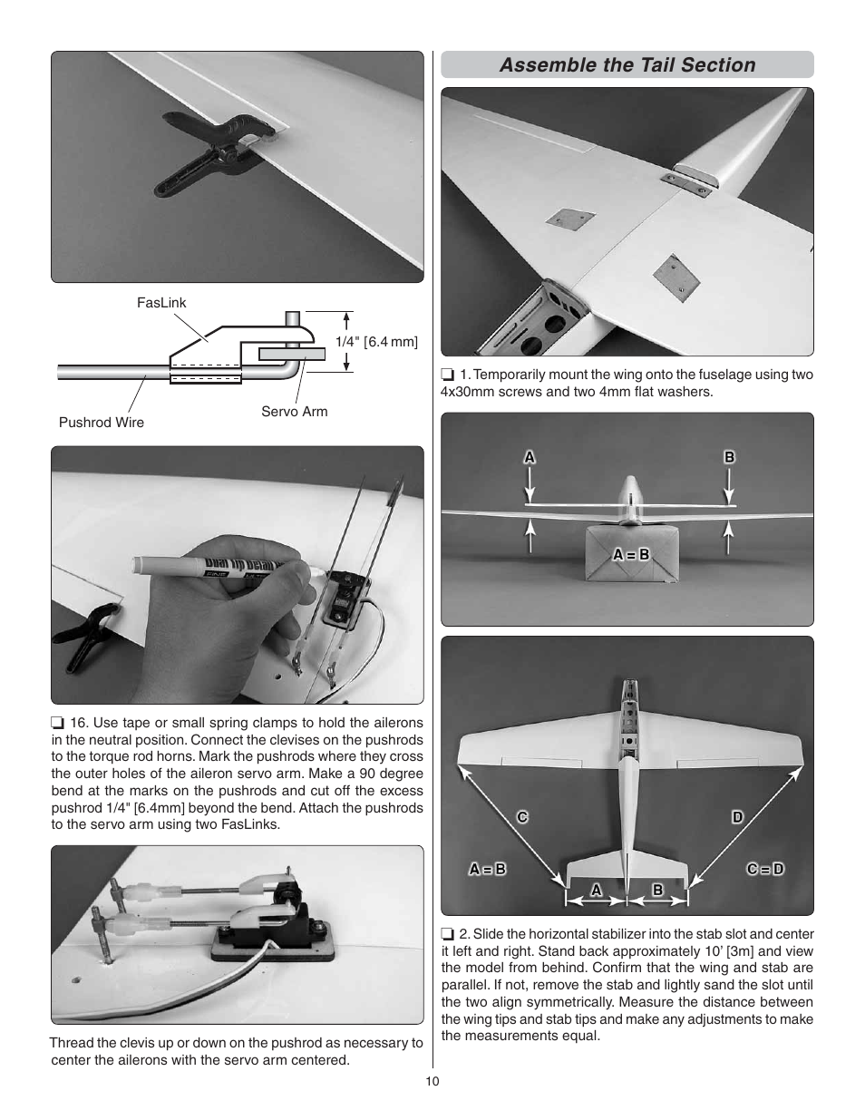 Great Planes Proud Bird ARF - GPMA1260 User Manual | Page 10 / 28