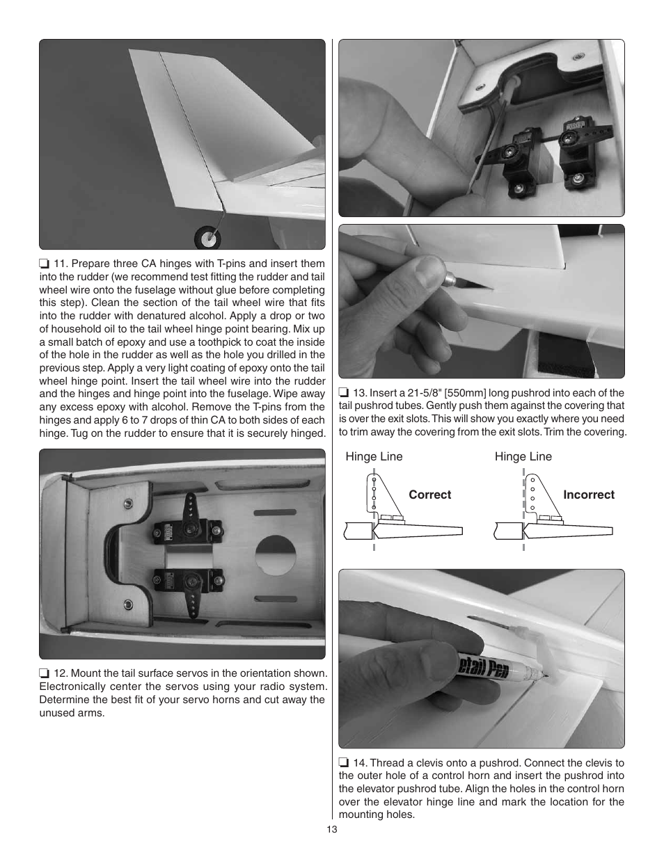 Great Planes Proud Bird ARF - GPMA1260 User Manual | Page 13 / 28