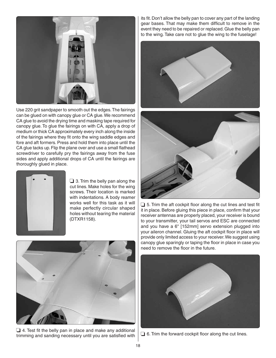 Great Planes Proud Bird ARF - GPMA1260 User Manual | Page 18 / 28