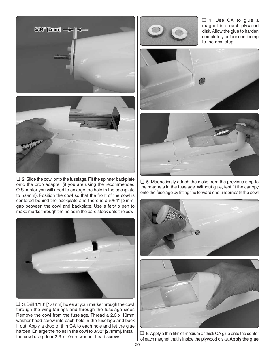 Great Planes Proud Bird ARF - GPMA1260 User Manual | Page 20 / 28