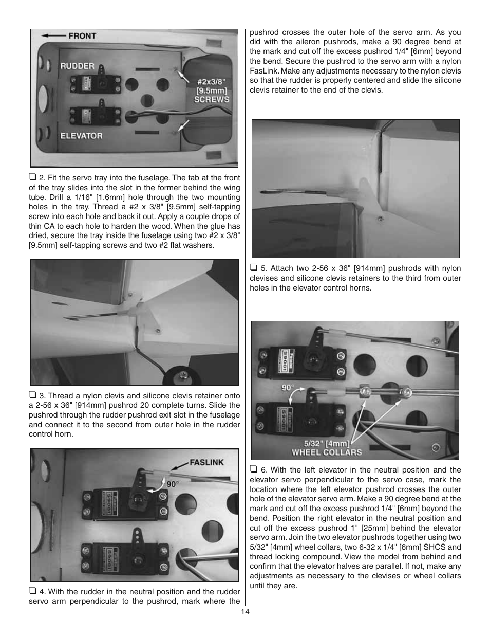 Great Planes Revolver GP/EP ARF 59" - GPMA1018 User Manual | Page 14 / 32