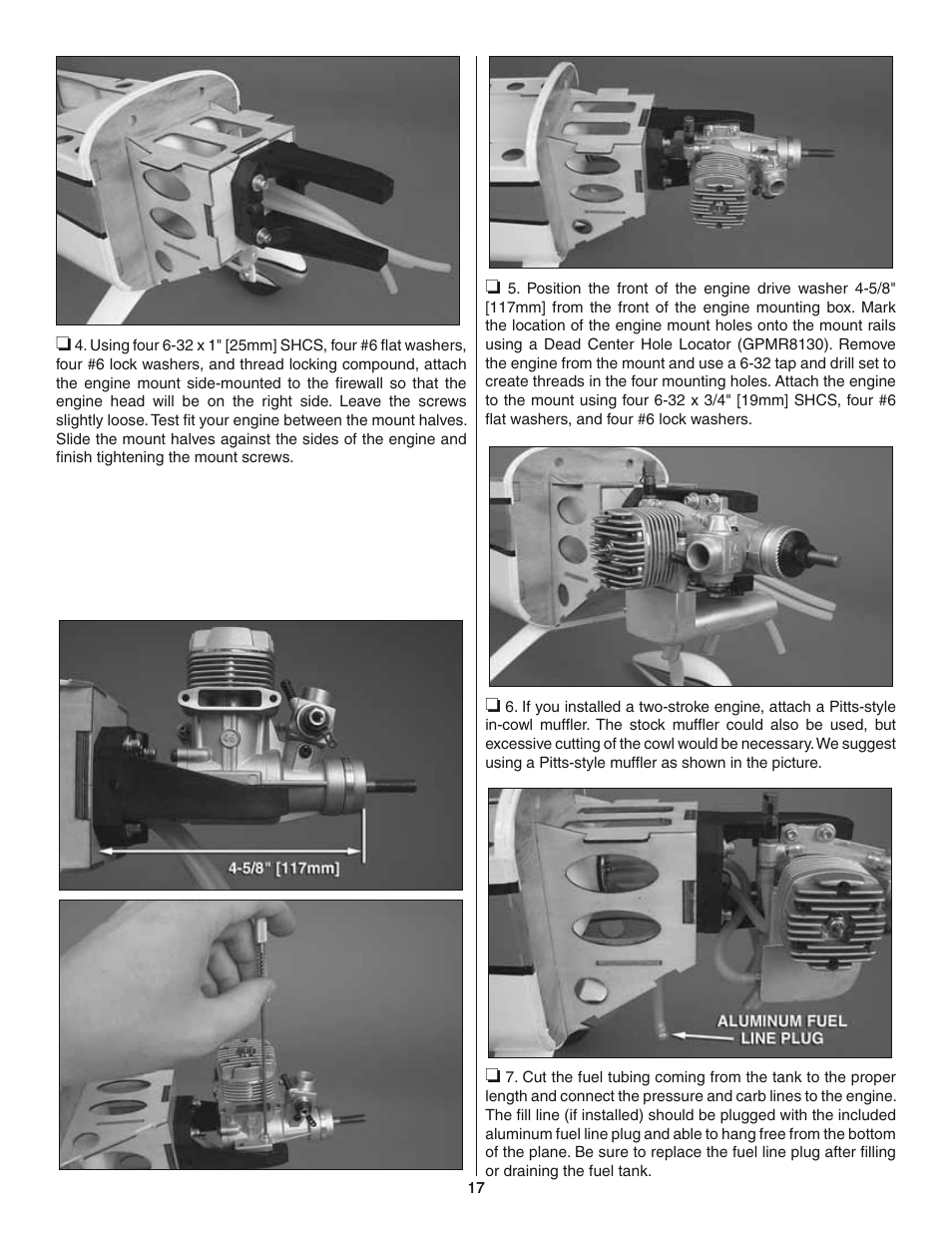 Great Planes Revolver GP/EP ARF 59" - GPMA1018 User Manual | Page 17 / 32