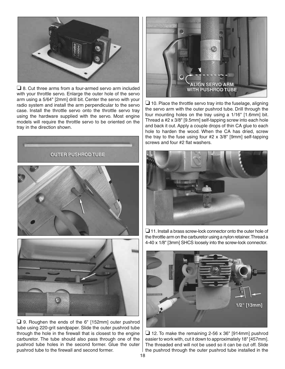 Great Planes Revolver GP/EP ARF 59" - GPMA1018 User Manual | Page 18 / 32