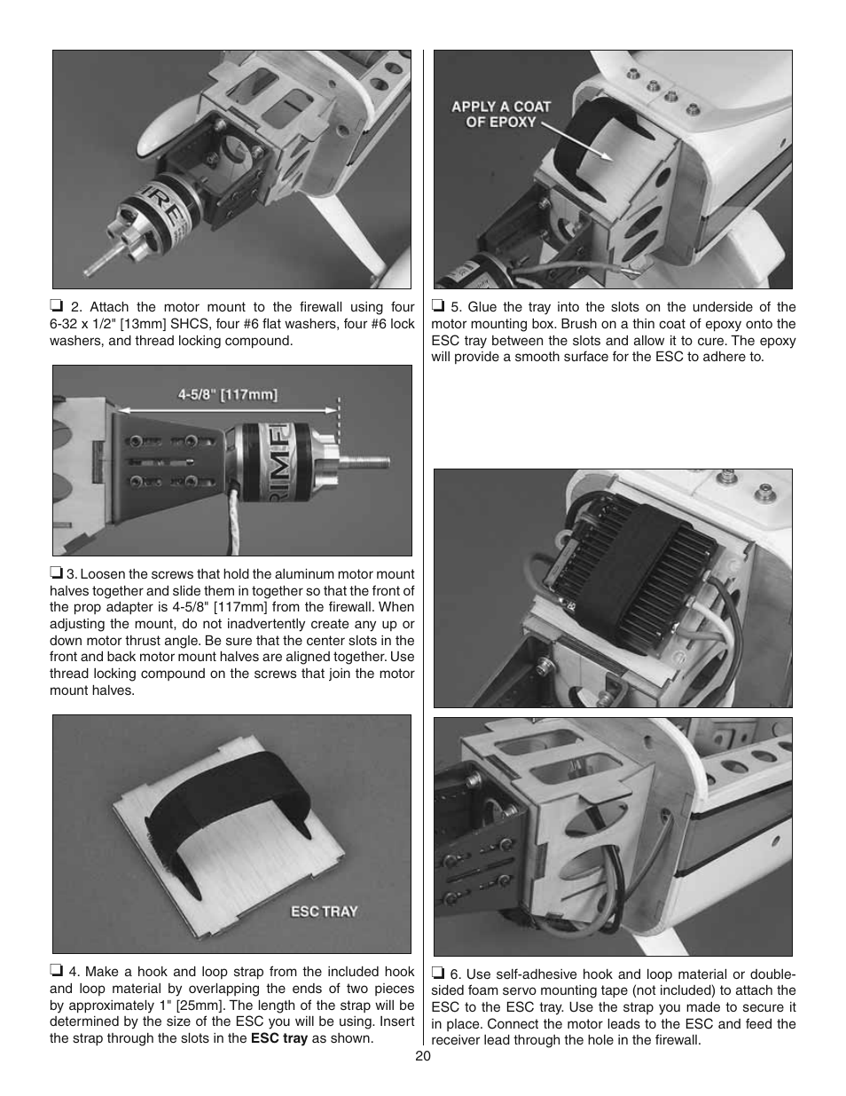 Great Planes Revolver GP/EP ARF 59" - GPMA1018 User Manual | Page 20 / 32