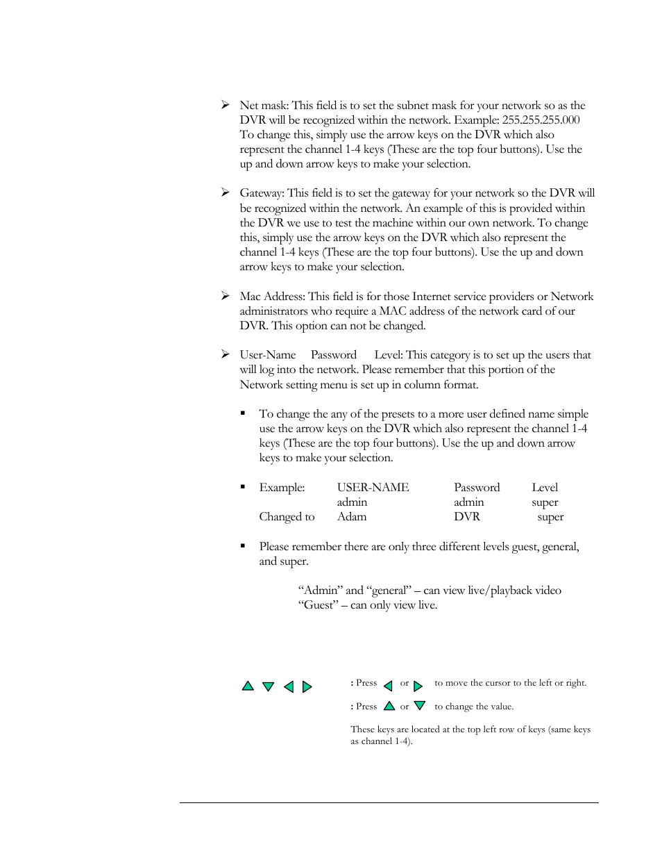 Compex Systems DVR4-80 User Manual | Page 32 / 105