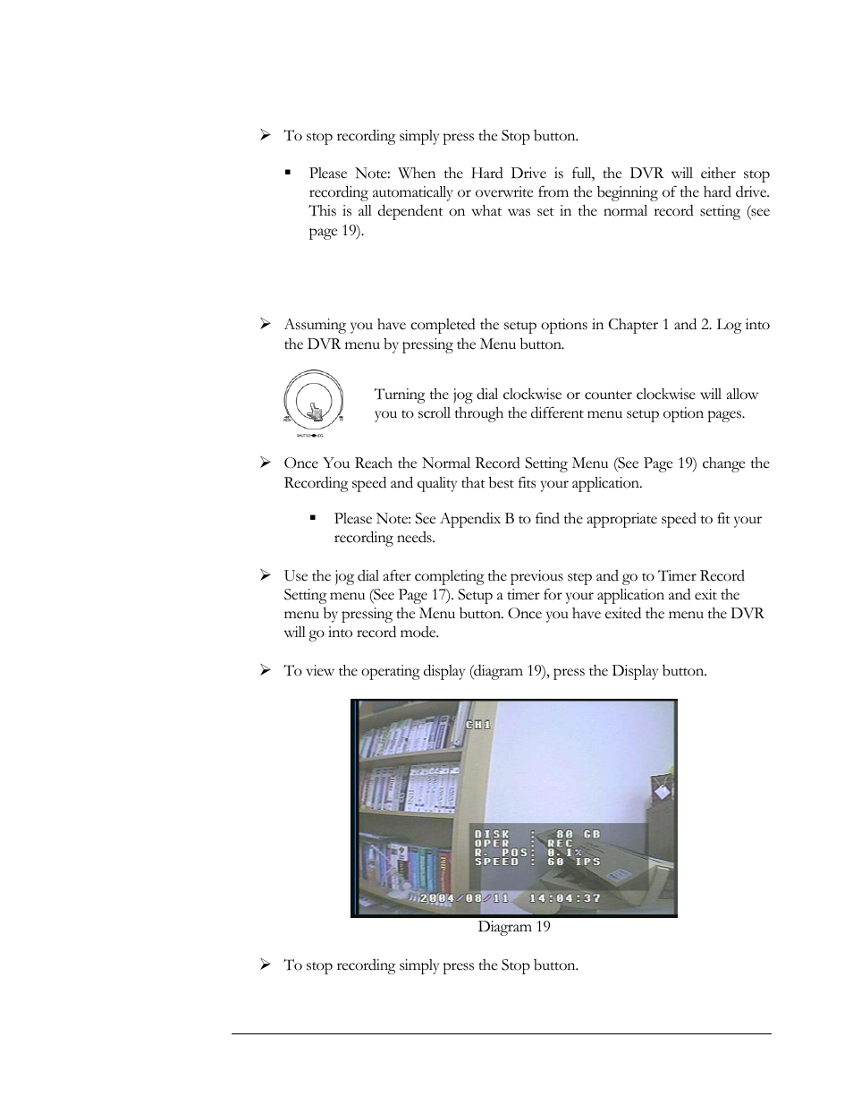 Timer recording setup | Compex Systems DVR4-80 User Manual | Page 44 / 105