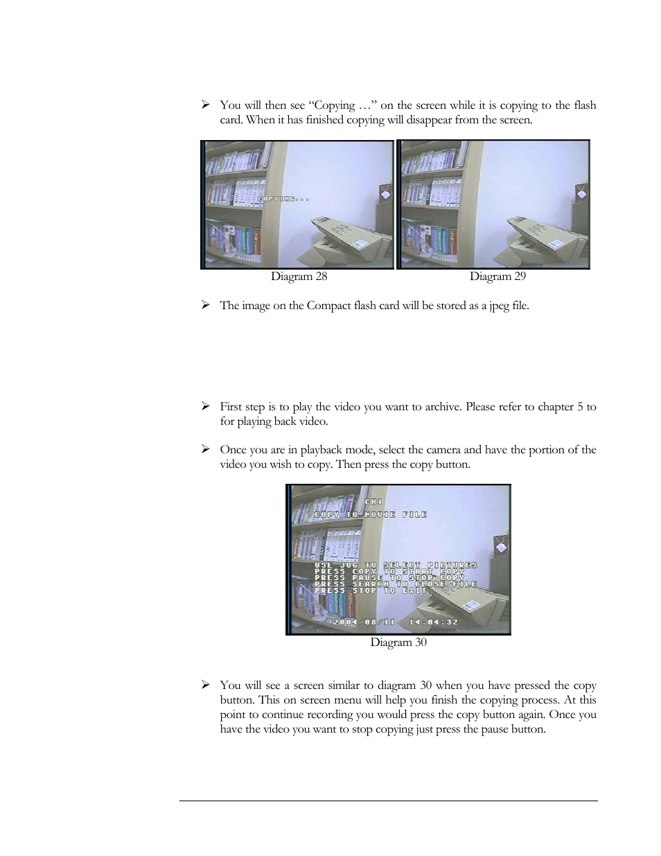 Copy as a mov file | Compex Systems DVR4-80 User Manual | Page 54 / 105