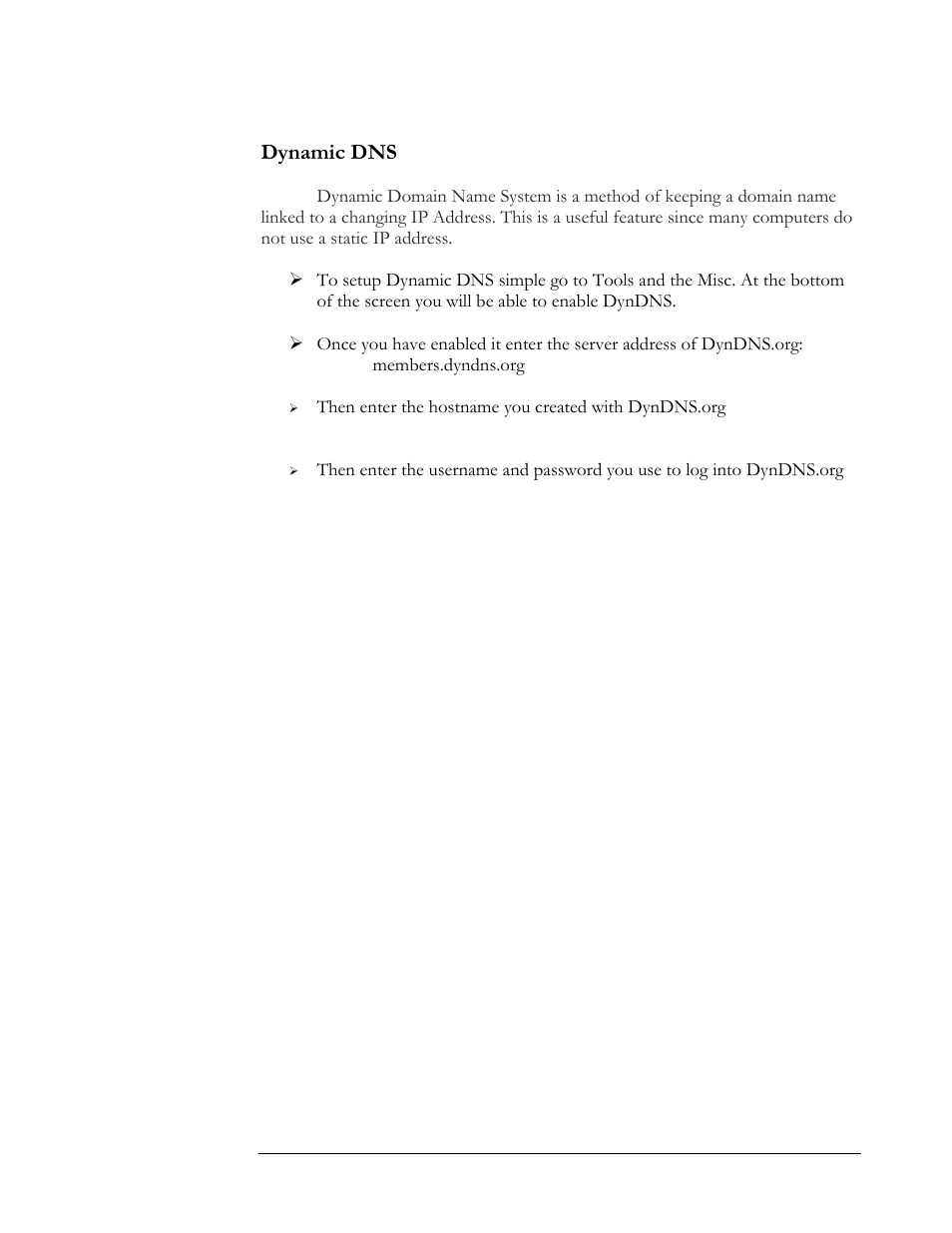 Dynamic dns | Compex Systems DVR4-80 User Manual | Page 83 / 105