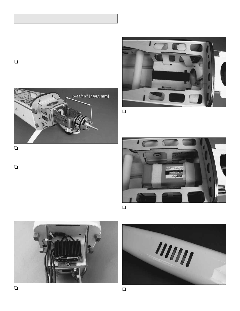 Brushless motor installation | Great Planes Revolver GP/EP ARF 70" - GPMA1019 User Manual | Page 16 / 24