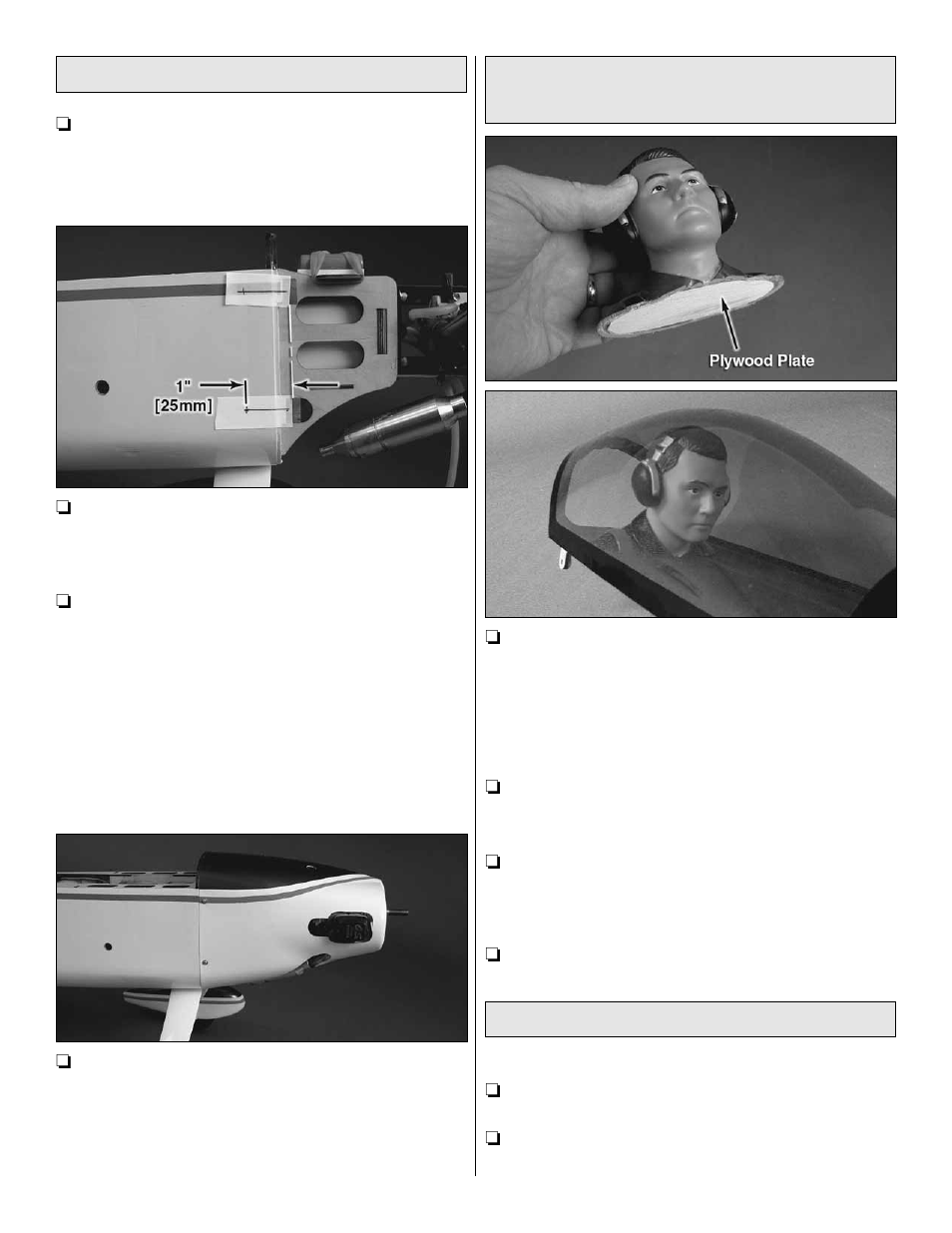 Install the cowl, Install the canopy hatch, pilot and spinner, Apply the decals | Great Planes Revolver GP/EP ARF 70" - GPMA1019 User Manual | Page 18 / 24
