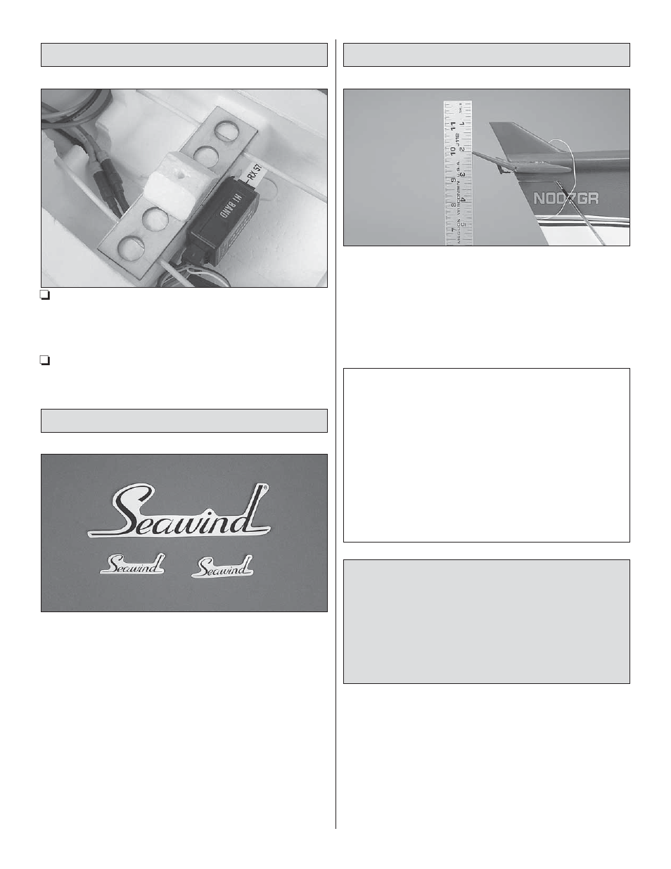 Great Planes Seawind EP Rx-R - GPMA5750 User Manual | Page 10 / 16