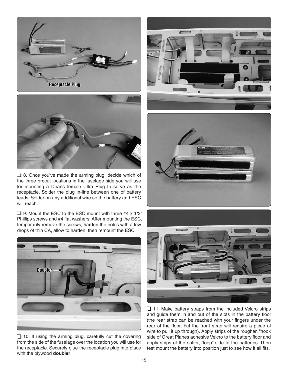 Great Planes Sequence 1.20 EP/GP ARF - GPMA1232 User Manual | Page 15 / 32