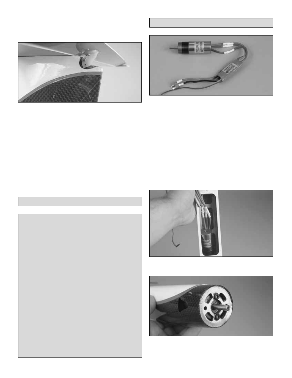 Brushless motor installation, Install the motor | Great Planes Siren EP ARF - GPMA1065 User Manual | Page 11 / 20