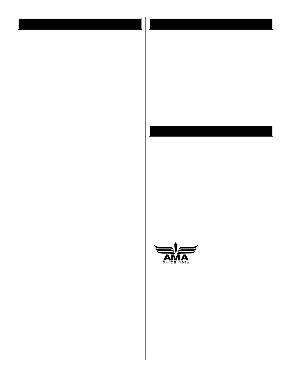 Ama introduction table of contents | Great Planes Spitfire 25 GP/EP ARF - GPMA1478 User Manual | Page 2 / 32