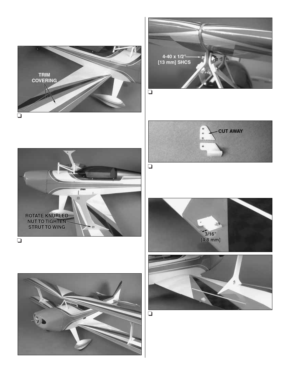 Great Planes Super Skybolt 60 ARF - GPMA1242 User Manual | Page 23 / 32