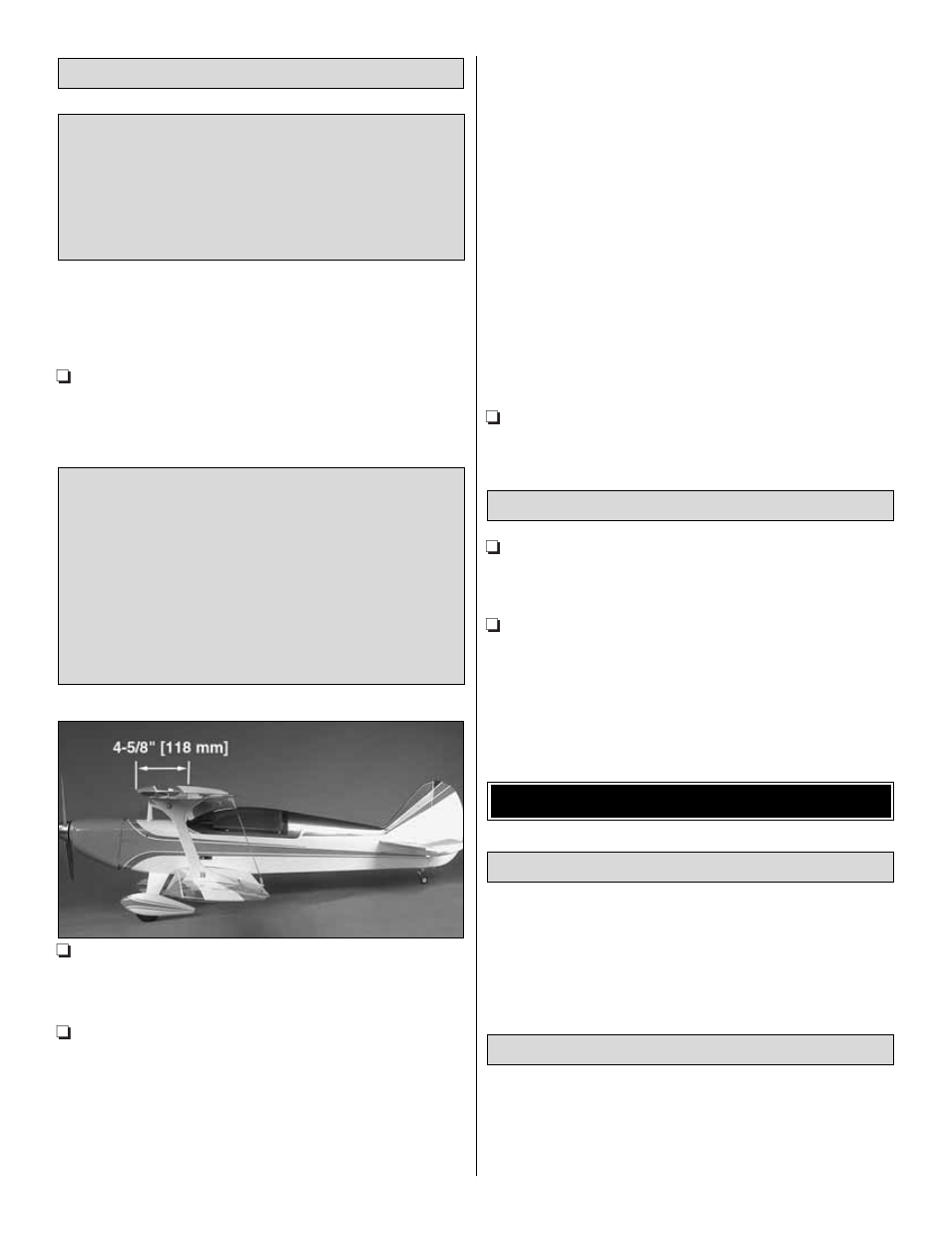 Preflight | Great Planes Super Skybolt 60 ARF - GPMA1242 User Manual | Page 26 / 32