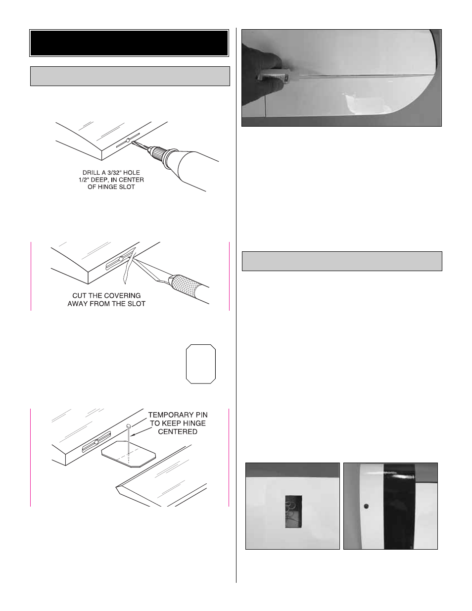 Join the wing install the ailerons build the wing | Great Planes Super Stearman 1.20 ARF - GPMA1350 User Manual | Page 7 / 40