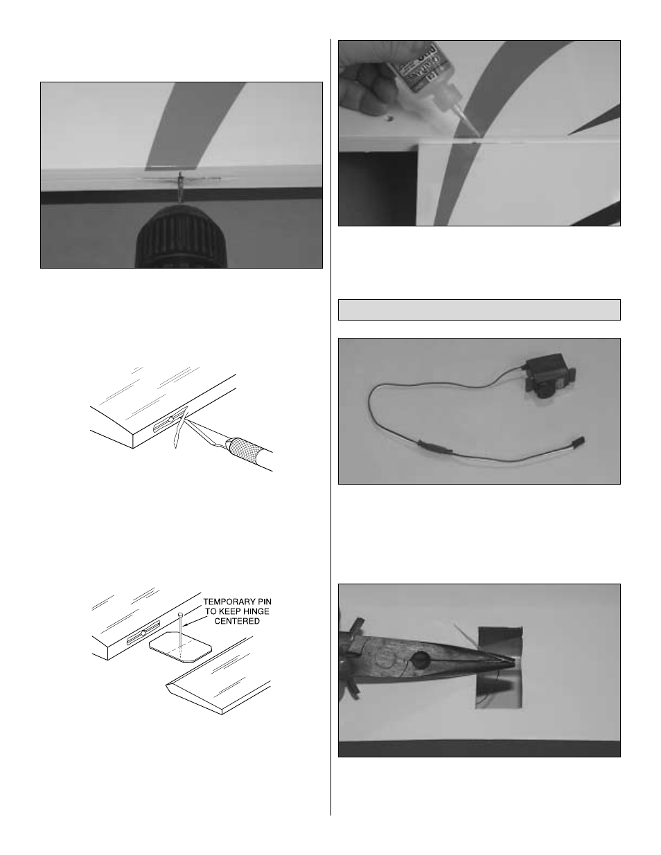 Install the aileron servos and pushrods | Great Planes U-Can-Do 3D 60 ARF - GPMA1270 User Manual | Page 8 / 28