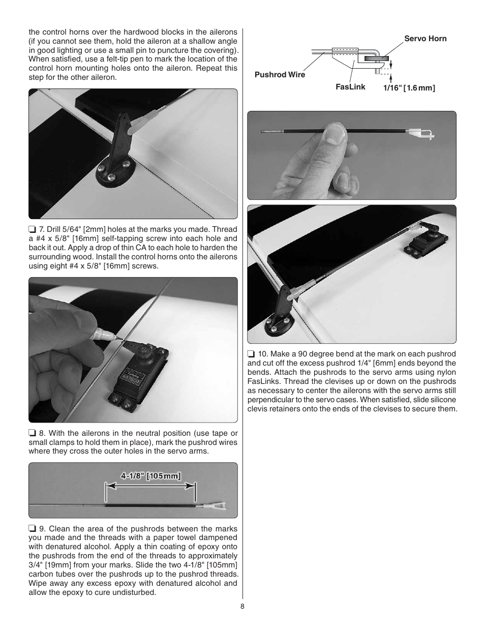 Great Planes U-Can-Do SF EP/GP .80 ARF - GPMA1272 User Manual | Page 8 / 32