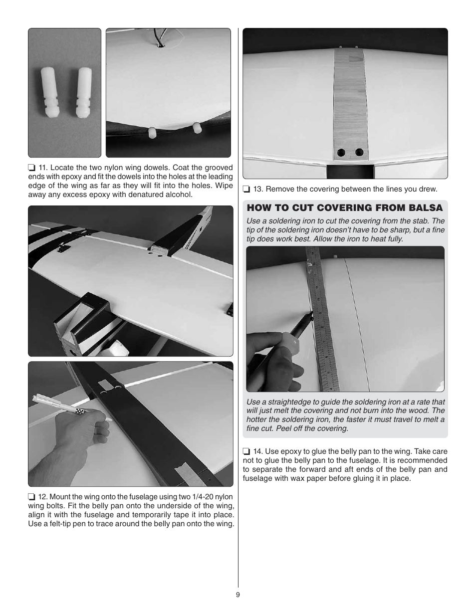 Great Planes U-Can-Do SF EP/GP .80 ARF - GPMA1272 User Manual | Page 9 / 32