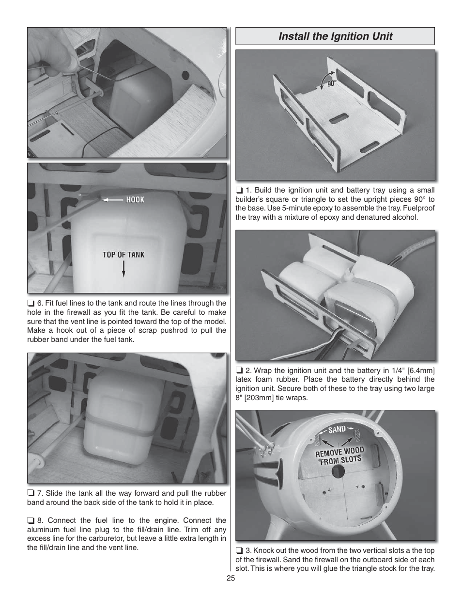 Install the ignition unit | Great Planes Waco YMF-5D Biplane ARF - GPMA1295 User Manual | Page 25 / 40