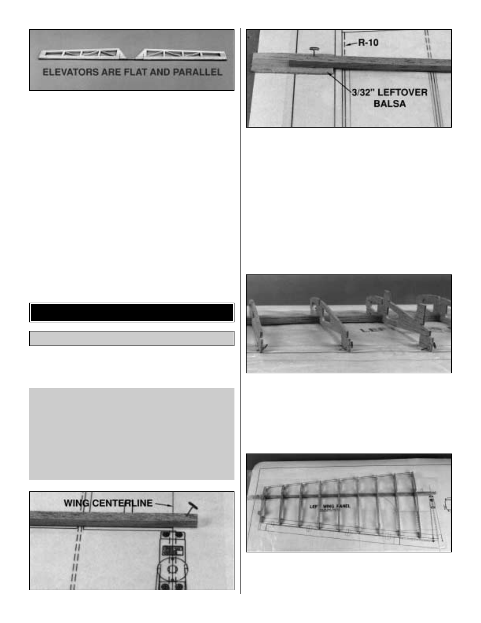 Build the wing panels build the wing | Great Planes Extra 300S 40 Kit - GPMA0235 User Manual | Page 12 / 48