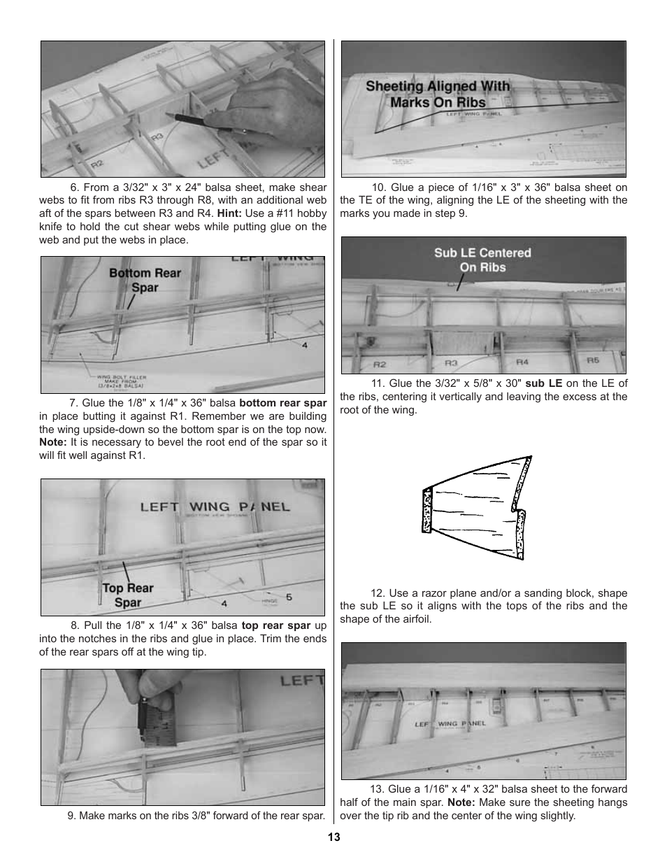 Great Planes Extra 300S 60 Kit - GPMA0236 User Manual | Page 13 / 50