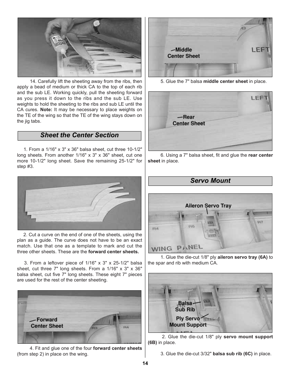 Great Planes Extra 300S 60 Kit - GPMA0236 User Manual | Page 14 / 50