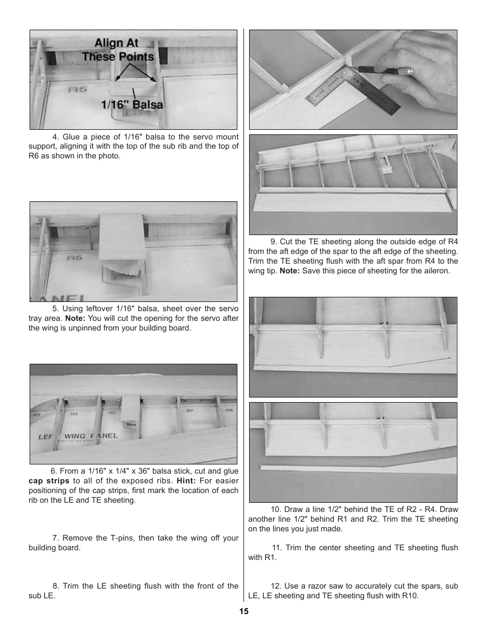 Great Planes Extra 300S 60 Kit - GPMA0236 User Manual | Page 15 / 50