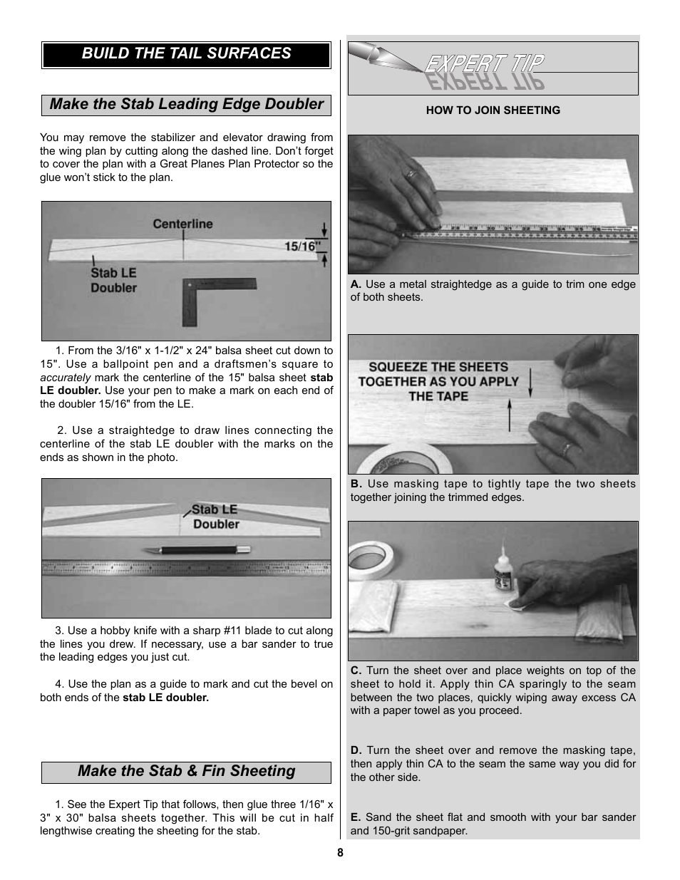 Great Planes Extra 300S 60 Kit - GPMA0236 User Manual | Page 8 / 50