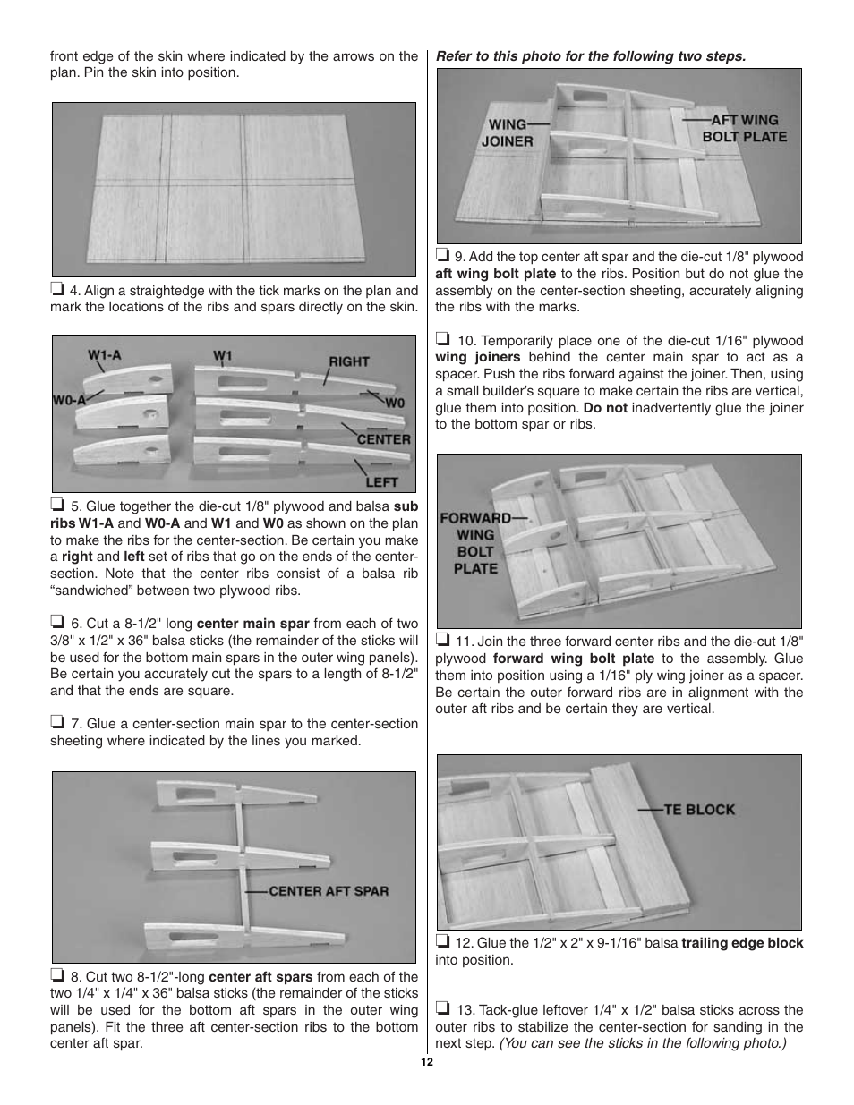 Great Planes Pete 'n Poke 40 Kit - GPMA0493 User Manual | Page 12 / 46